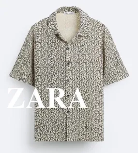 ZARA  |Short Sleeves Shirts